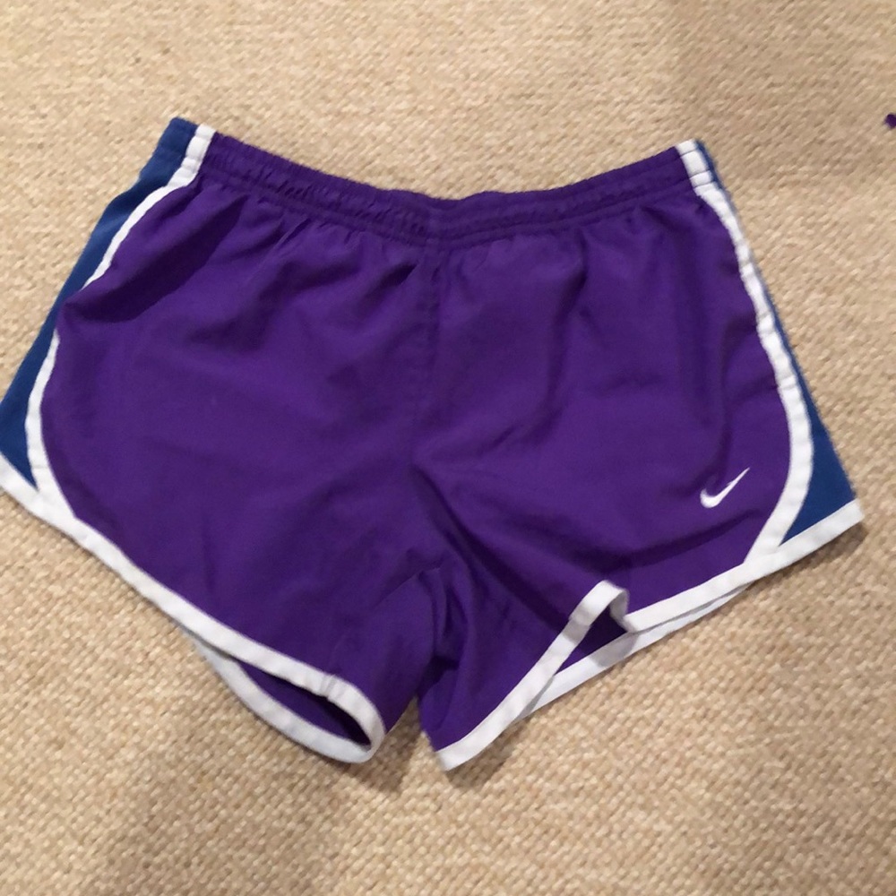 purple nike shorts